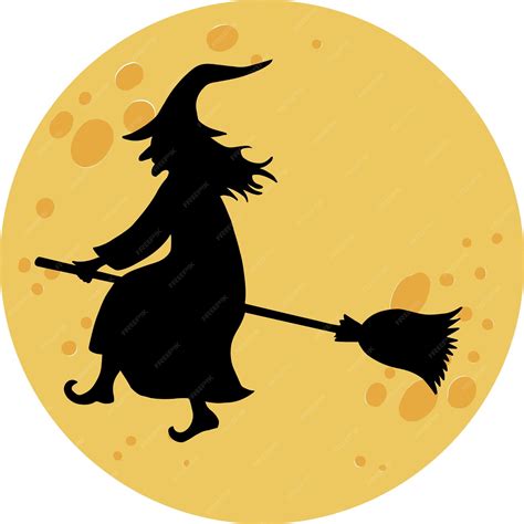 Premium Vector | Halloween moon silhouette