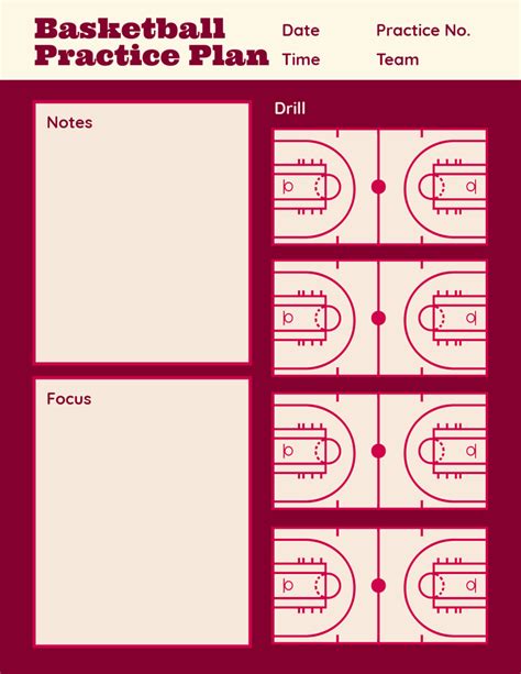 Free Basketball Practice Plan Creator Adobe Express India