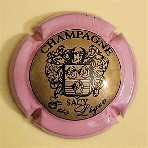 Plaque Muselet Capsule De Champagne Leger Eric N Eur Picclick Fr