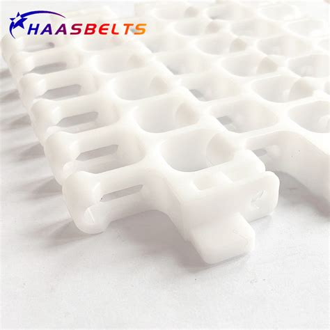 Haasbelts Plastic Chain A Radius Flush Grid Modular Conveyor Belt