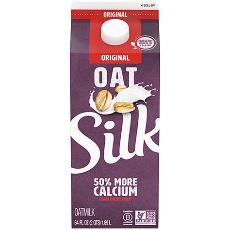 Silk Oat Yeah The Plain One Oatmilk Fl Oz Carton Milk