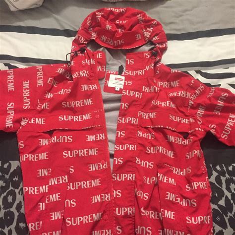 Supreme 3M reflective jacket (Red) 🧨🧨🧨 Size small... - Depop