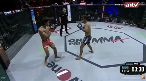 Sadis Irfan Aruan Langsung Sabet Kemenangan Di Round One Pride Mma