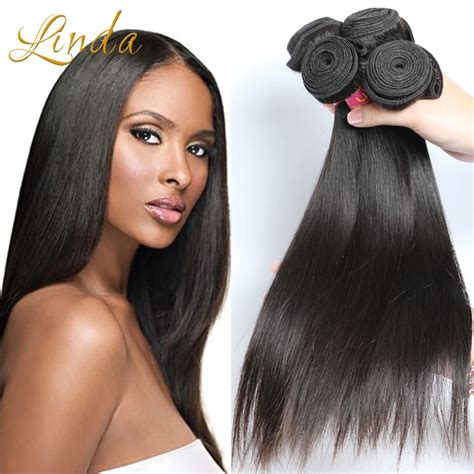 5pcslot Pervian Virgin Hair Straight Remy Queen Hair Products Virgin