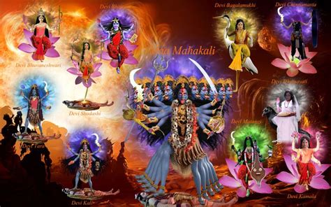 Dasa Mahavidya Kali Goddess Durga Goddess Indian Paintings