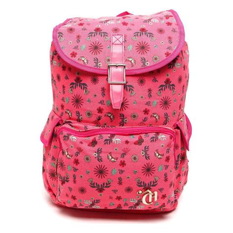 Mochila Dmw Capricho Estampada Rosa Mista No Shoptime