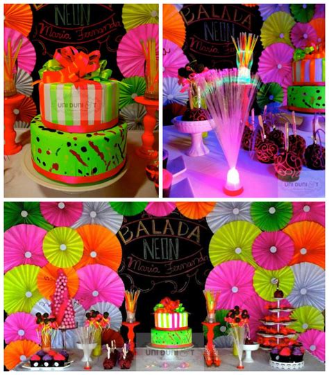 Karas Party Ideas Neon Themed Birthday Party Karas Party Ideas