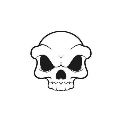 Scary Skull Drawing | Free download on ClipArtMag