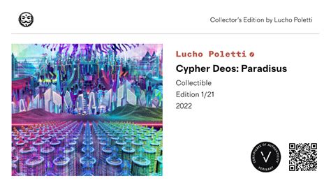 Lucho Poletti Cypher Deos Paradisus View Certificate