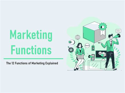 What Are The 12 Functions Of Marketing Explained Marketing Tutor