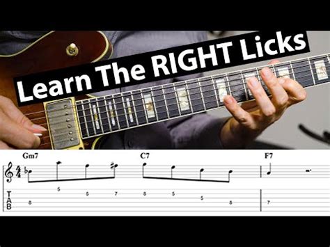 Jazz Guitar Licks - Shred Guitar Licks