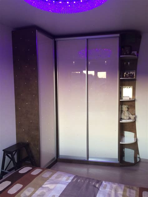 Шкаф купе "Кристалл" высокий глянец LUXE Испания + акрил AGT Турция