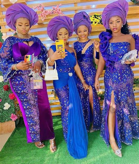 Head Turning Aso Ebi Styles For Owambe Parties Stylish Naija Aso