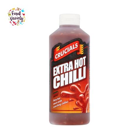 Best Before 31 Jan 2025 Crucials Extra Hot Chilli Sauce 500ml ครูเชี