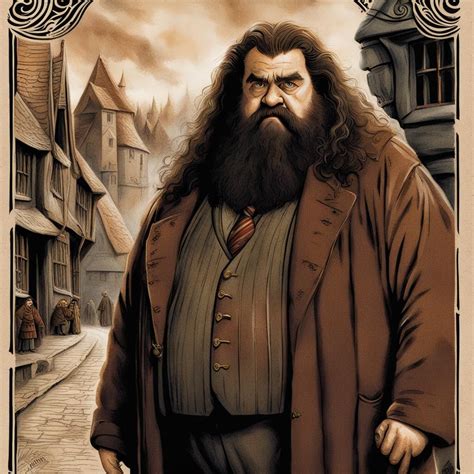 Harry Potter Hagrid Postcard Ai Generated Artwork Nightcafe Creator