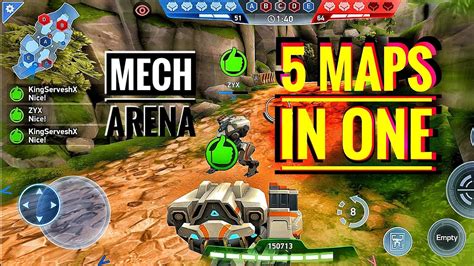 Mech Arena Five Maps Gameplay In One Neo Patterson Facility