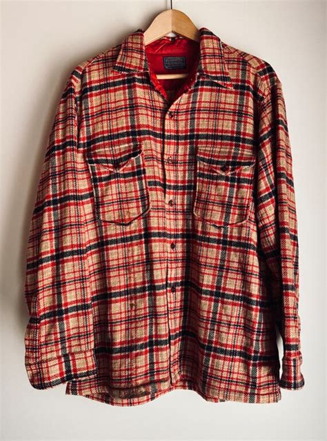 Pendleton Wool Shirt Red Gem