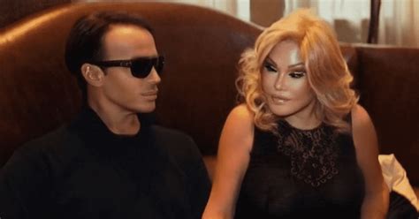 ‘catwoman Jocelyn Wildenstein Twins In Black With Fiancé Lloyd Klein