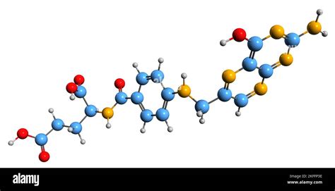 D Imagen De La F Rmula Esquel Tica Folate Estructura Qu Mica