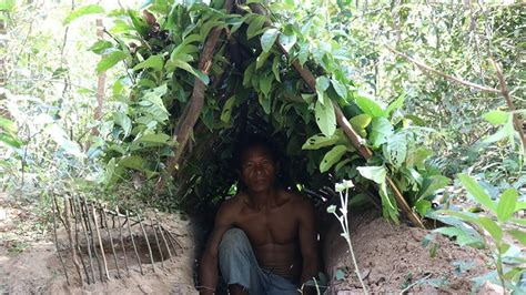 Wilderness Survival Skills Primitive Shelters Roof Underground