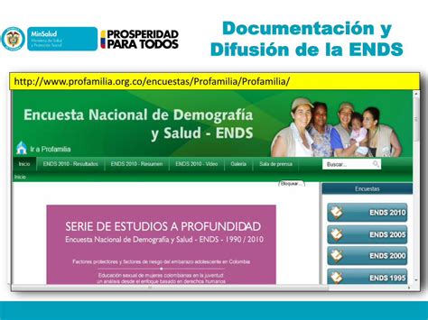 Pdf Encuestas De Demograf A Y Salud Minsalud Gov Co Continuidad