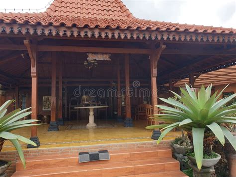 Joglo Javanese Traditional House From Solo Editorial Image Image Of