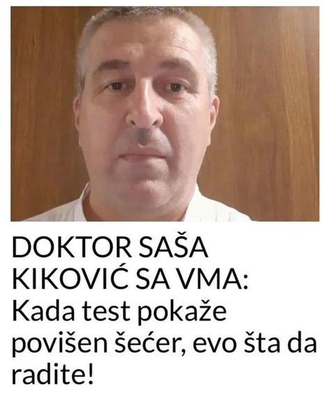 Dokt R Sa A Kikovi Sa Vma Kada Test Poka E Povi En E Er Evo Ta Da