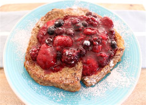 French Toast with Berry Compote (breakfast recipe) - Bake Play Smile