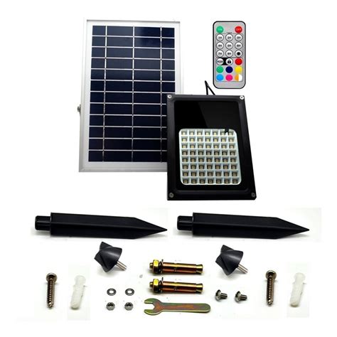 Reflector Solar Rgb Led Autom Tica Colores En