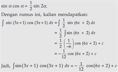 Rumus Lengkap Integral Tak Tentu Pola Dan Pembahasannya Tips And Trik