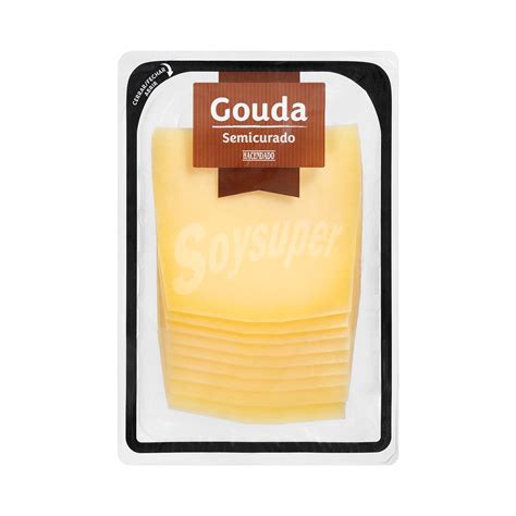 Hacendado Queso Lonchas Gouda Semicurado Paquete 250 G