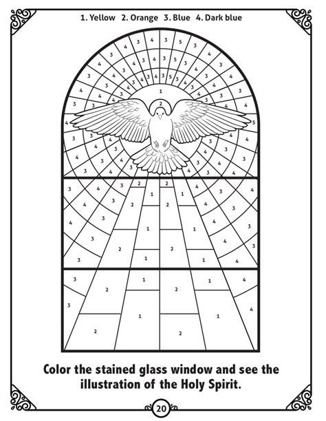 Catholic Coloring Pages Holy Spirit