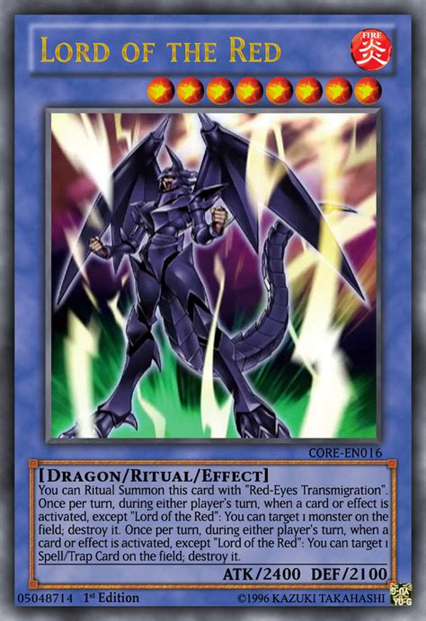 Lord Of The Red Yugioh Ocg Lq By Yeidenex On Deviantart