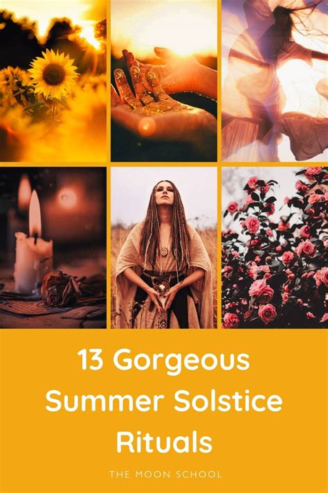 13 Gorgeous Summer Solstice Ritual Ideas To Celebrate Litha The Moon