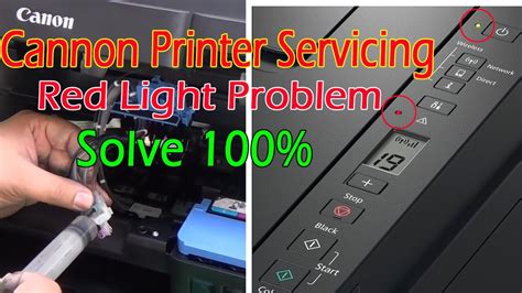 How To Solve Canon Pixma G2000 Red Light Blinking Problem Canon Pixma G2000 বাংলায় দেখুন