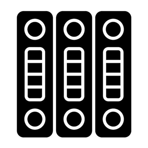 Premium Vector Vector Design Binders Icon Style