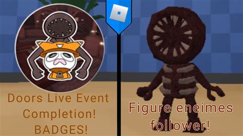 How To Get Doors Live Event Completion Badges And Figure Eneimes