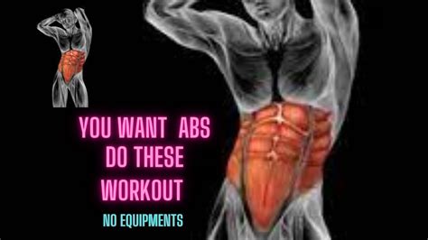 6 Minutes Abs Workout No Equipment YouTube