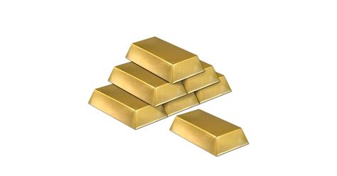 Plastic Gold Bar Decorations 6