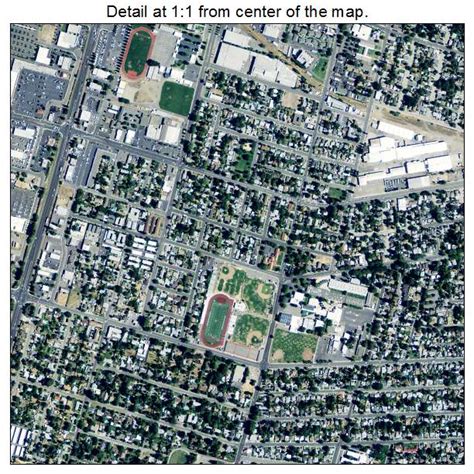 Aerial Photography Map of Yuba City, CA California