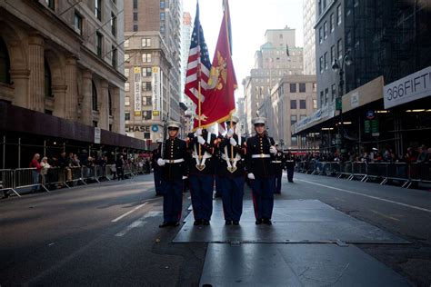 A Marine Color Guard From 6th Communications Battalion Nara And Dvids