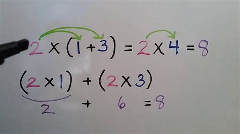 3rd Grade Math 44 Distributive Property Youtube