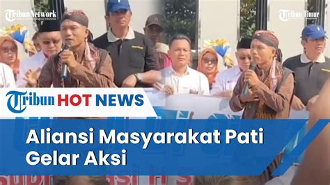 Aksi Aliansi Masyarakat Pati Cinta Damai Cemas Dirundung Warganet