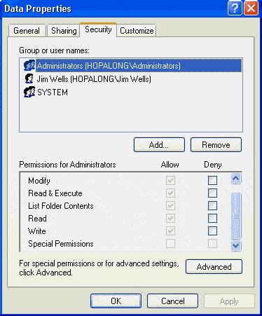 NTFS Special Permissions Windows NT NETWORK ENCYCLOPEDIA