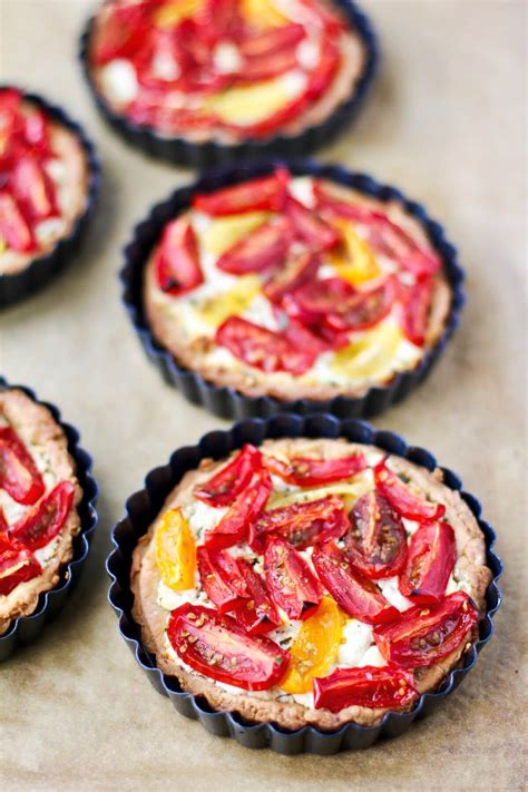 Tomato And Goat Cheese Tarts Karens Kitchen Stories