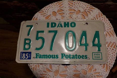 1980 Idaho License Plate Vintage License Plate 1980 Prop Man Cave Décor Morethebuckles