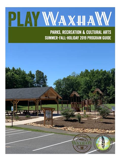 Waxhaw Parksrecreation Department Debuts Fall Programs