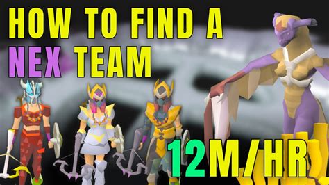 Osrs How To Find A Nex Team Methods Best Money Making Boss