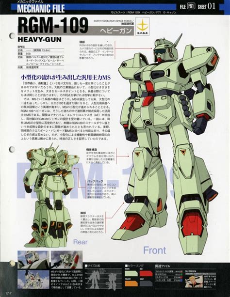 Image Rgm 109 Heavy Gun Spectechdetaildesign The Gundam