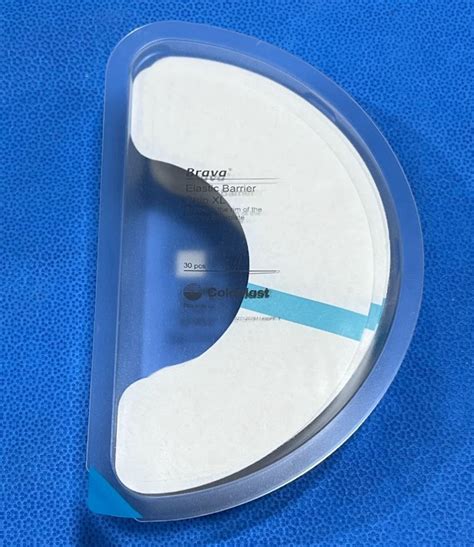 New Coloplast 12076 Brava Ostomy Elastic Barrier Strip Xl 30bx